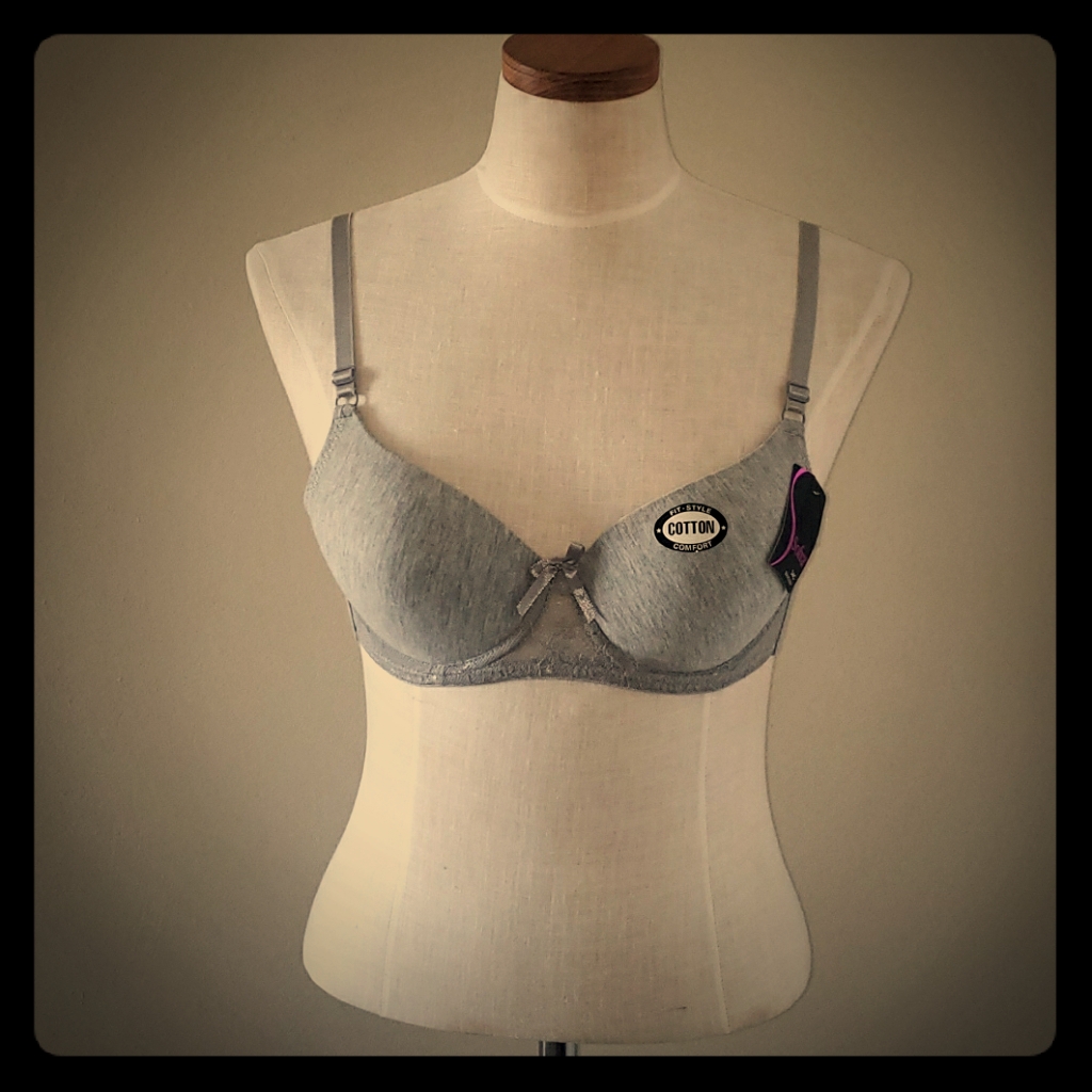Sofra Gray Bra 34c